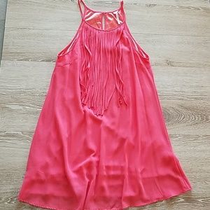 Coral dress